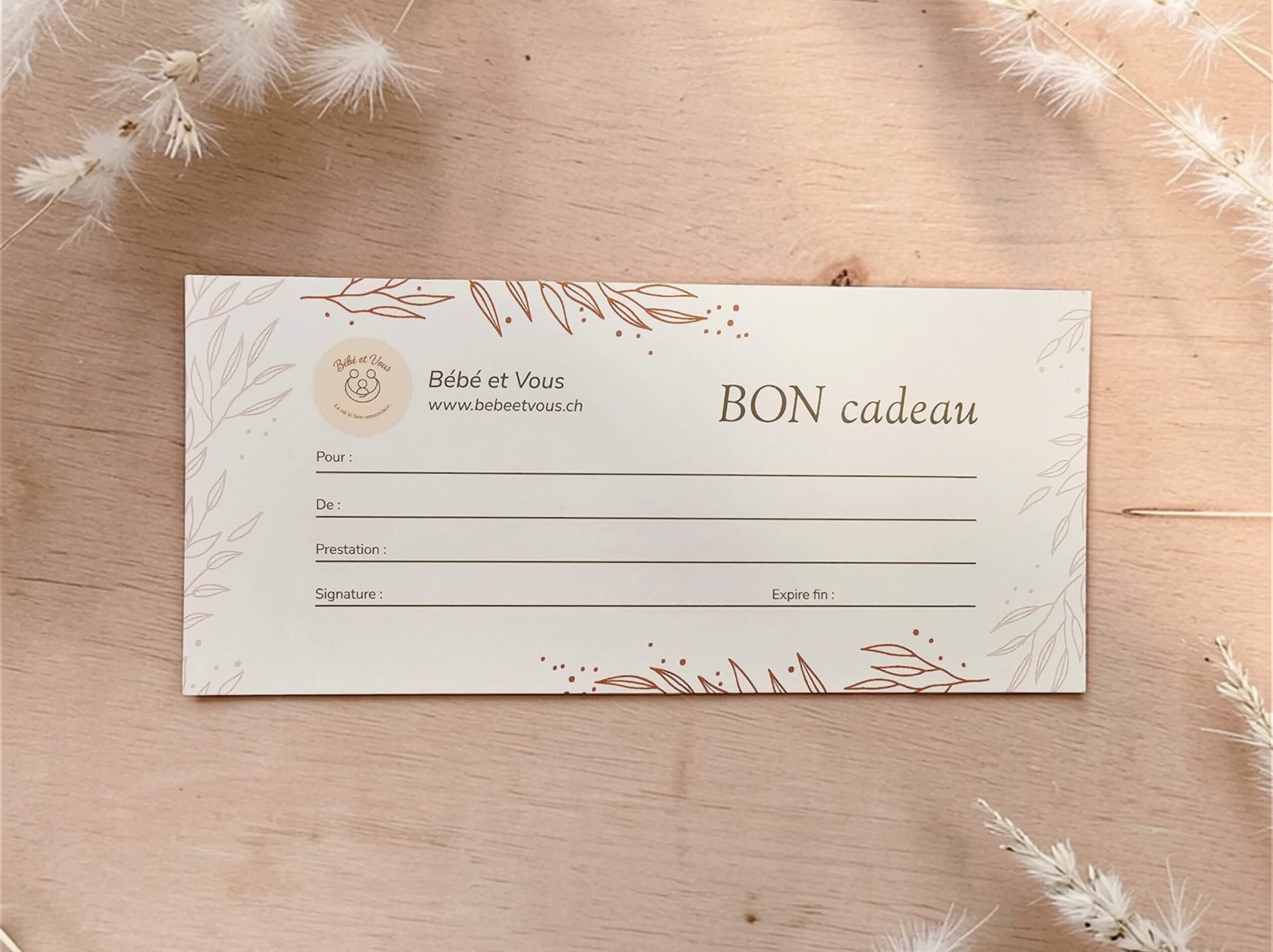 Bon cadeau Bébé et Vous